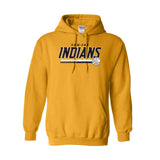 VAN-FAR INDIANS HEAVYBLEND 50/50 HOODED SWEATSHIRT