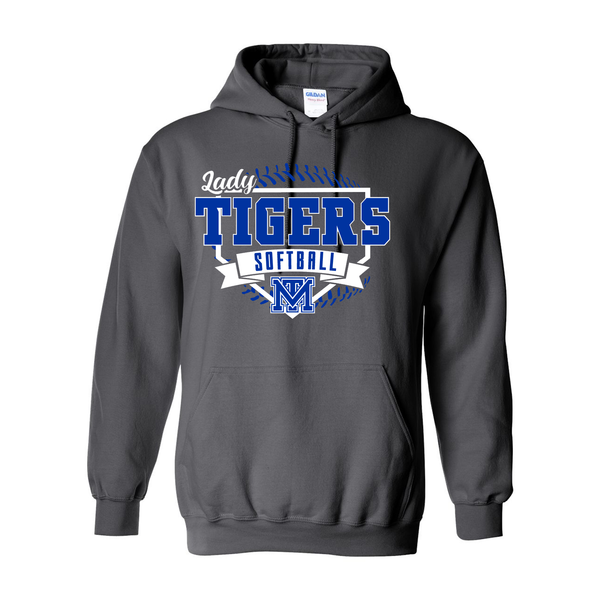 Mark Twain Varsity Softball Hooded Sweatshirt