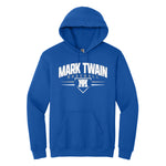 Gildan Heavyblend Baseball Hooded Sweatshirt - Royal