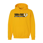 Van-Far Softball Hooded Sweatshirt - Design 1 - Gold