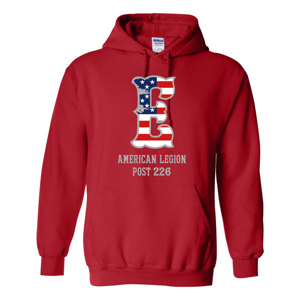 Elsberry American Legion Post 226 - Hooded Sweatshirt - Red