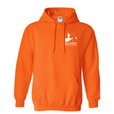 Be Seen, Be Safe Hooded Sweatshirt -  Safety Orange