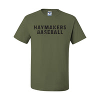 Haymakers Baseball - Military Green T-Shirt