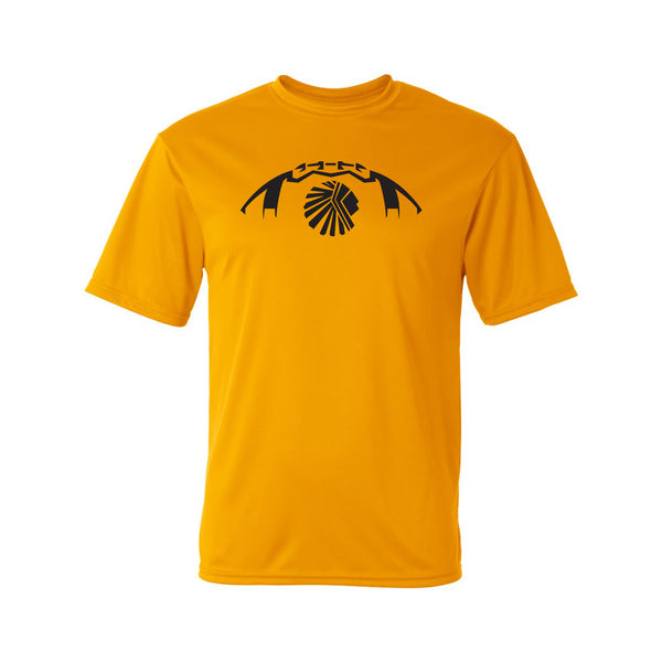 Van-Far Football C2 Sport Dri-Fit T-Shirt - Design 1 - Gold