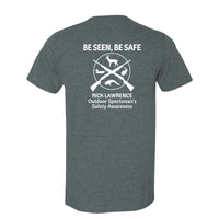 Be Seen, Be Safe T-Shirt - Dark Heather