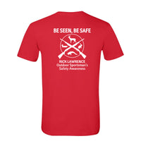 Be Seen, Be Safe T-Shirt - Red