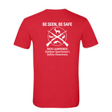 Be Seen, Be Safe T-Shirt - Red