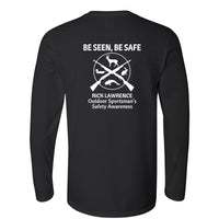 Be Seen, Be Safe Long Sleeve T-Shirt - Black