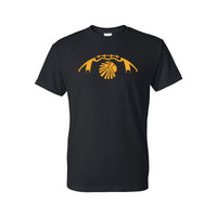 Van-Far Football T-Shirt - Design 1 - Black