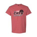 Bowling Green Volleyball T-Shirt - Heather Red