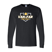 Van-Far Softball Long Sleeve T-Shirt - Black