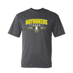 Haymakers Baseball C2 Dry-Fit T-Shirt - Graphite