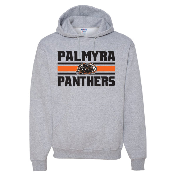 PALMYRA PANTHERS HOODED SWEATSHIRT ATHLETIC HEATHER