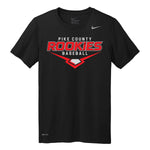 Pike County Rookies - Nike Legend Performance Black T-Shirt