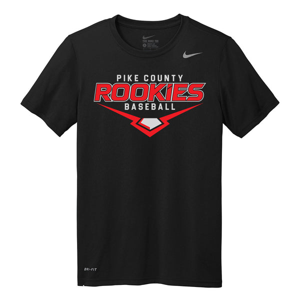 Pike County Rookies - Nike Legend Performance Black T-Shirt