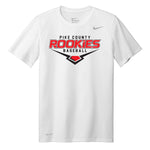 Pike County Rookies - Nike Legend Performance White T-Shirt