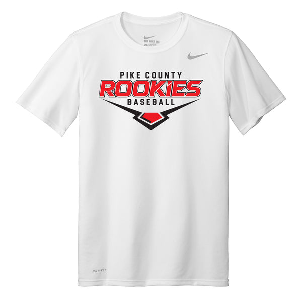 Pike County Rookies - Nike Legend Performance White T-Shirt