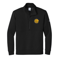 NKDX6718 - Nike Club Fleece Sleeve Swoosh 1/2-Zip