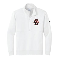 NKDX6718 - Bowling Green Embroidered Nike 1/2 Zip Sweatshirt - White