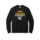 Van-Far Junior High Basketball - Nike Crewneck Sweatshirt - Black