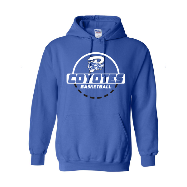 PARIS COYOTES BASKETBALL HOODED SWEATSHIRT - ROYAL