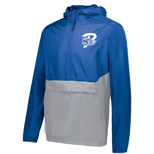 HOLLOWAY PACK PULLOVER - ROYAL/GRAY