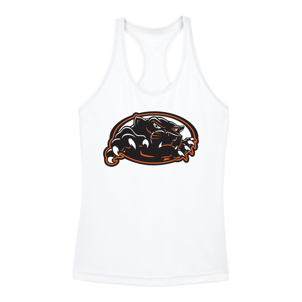 PALMYRA PANTHERS TEAM 365 RACERBACK TANK - WHITE