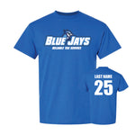 REALIABLE TAX SERVICE BLUE JAYS - ROYAL BLUE FAN T-SHIRT