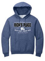 RICK'S PLACE 2023 EVENT HOODED SWEATSHIRT - HEATHER BLUE