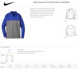 NKAH6254 - MTHS - Nike Therma-FIT 1/2-Zip Fleece