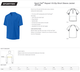 ST489 NEW Sport-Tek® Repeat 1/2-Zip Short Sleeve Jacket