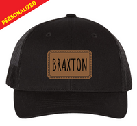 RICHARDSON - YOUTH PERSONALIZED LEATHERETTE PATCH HAT