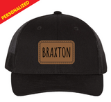 RICHARDSON - YOUTH PERSONALIZED LEATHERETTE PATCH HAT