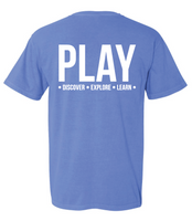 Lick Creek Adventures - Comfort Colors - T-Shirt - Flo Blue