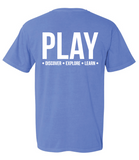 Lick Creek Adventures - Comfort Colors - T-Shirt - Flo Blue