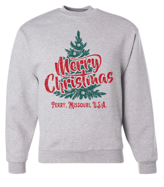 Merry Christmas Perry, MO Crewneck Sweatshirt