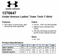 PALMYRA PANTHERS UNDER ARMOUR WOMEN'S DRI-FIT T-SHIRT