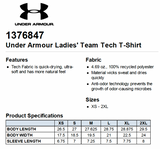 PALMYRA PANTHERS UNDER ARMOUR WOMEN'S DRI-FIT T-SHIRT