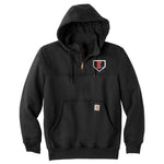 Elsberry American Legion Post 226 - Carhartt Quarter Zip Hooded Sweatshirt - Black