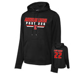Elsberry American Legion Post 226 - Personalized Hooded Sweatshirt - Black
