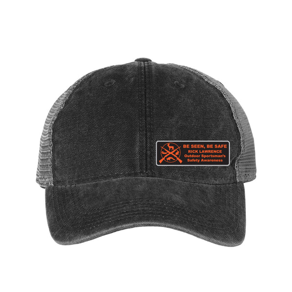 Be Seen, Be Safe Legacy Hat - Black/Charcoal