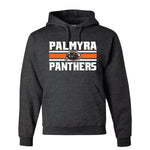 PALMYRA PANTHERS HOODED SWEATSHIRT - BLACK HEATHER