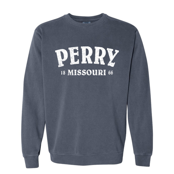 Perry Missouri Comfort Colors Crewneck Sweatshirt - Navy
