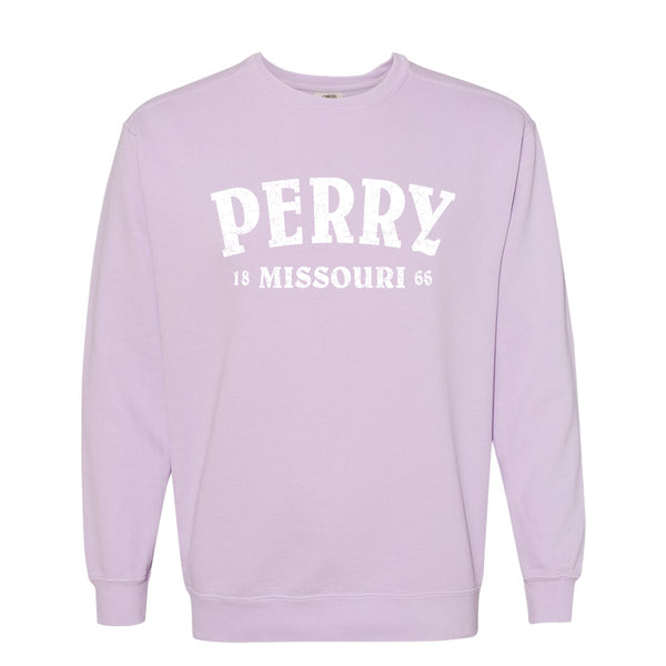 Perry Missouri Comfort Colors Crewneck Sweatshirt - Orchid
