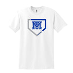 Mark Twain Tiger Baseball Home Plate T-Shirt