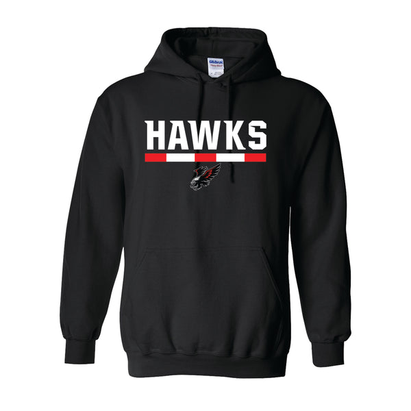 Clopton Hawks Black Hooded Sweatshirt