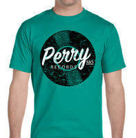 Perry Mo Records T-Shirt - Jade