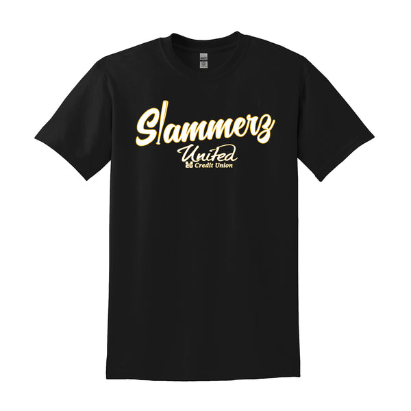 Slammerz Softball - Gildan 50/50 T-Shirt - Black