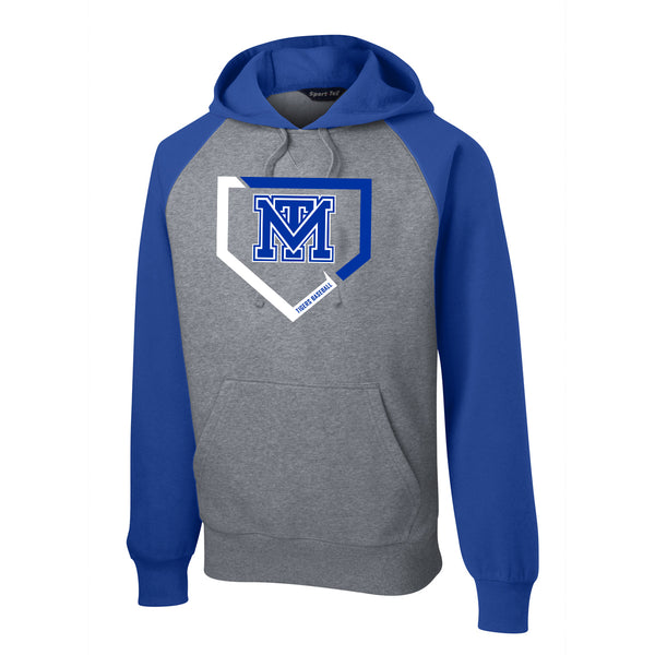 Sport-Tek® Raglan Colorblock Pullover Hooded Sweatshirt