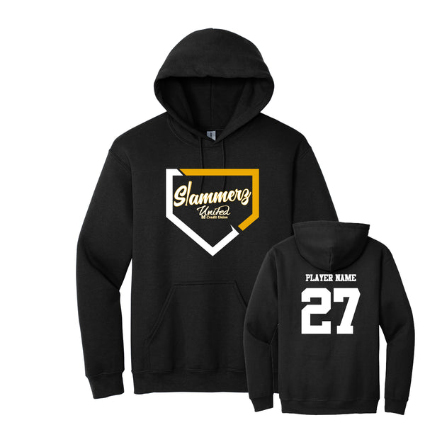 Slammerz Softball - Gildan Heavyblend Hooded Sweatshirt - Personalized